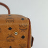 MCM Visetos Handbag Canvas and Leather