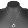 Tiffany & Co. 1837 Interlocking Circles Pendant Necklace Sterling Silver and Rubedo