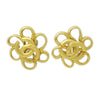 Secondhand Chanel Vintage CC Flower Clip-On Earrings