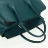 Secondhand Bally Vintage Handbag Green Leather Bags