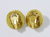 Secondhand Chanel CC Earring Metal with Resin and Faux