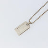 Tiffany & Co. Atlas Bar Pendant Necklace Silver 925