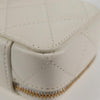 Chanel CC Zip Around Clutch with Chain Quilted Metal and Lambskin