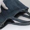 Secondhand Prada Canapa Tote Blue Denim Jeans Bags