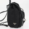 Secondhand Prada Vela Double Front Pocket Backpack Tessuto with Saffiano