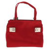 Salvatore Ferragamo Double Gancini Side Buckle Tote Satin