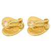 Chanel Vintage CC Heart Clip-On Earrings Metal