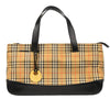 Burberry Nova Check Tote Nylon and Leather