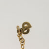 Secondhand Christian Dior CD Pendant Necklace Metal and Crystals