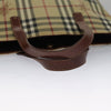 Secondhand Burberry Top Handle Tote Haymarket