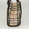 Secondhand Burberry Nova Check Handbag Nova Check Canvas and