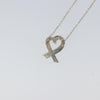 Secondhand Tiffany & Co. Paloma Picasso Loving Heart Pendant Necklace Silver 925