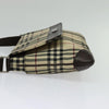 Secondhand Burberry Vintage Flap Crossbody Bag Haymarket