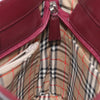 Burberry Nova Check Tote Leather