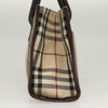 Secondhand Burberry Nova Check Handbag Nova Check Canvas and