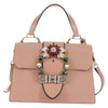 Secondhand Miu Miu Madras Crystal Buckle Shoulder Bag