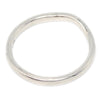Tiffany & Co. Elsa Peretti Curved Wedding Band Ring Silver 925