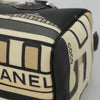 Chanel Le Train Boston Bag Printed Coated Canvas