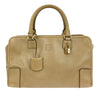 Secondhand Loewe Amazona Bag Gray Leather Bags