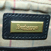 Secondhand Burberry Zip Clutch Black Leather Accessories