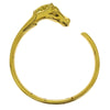 Secondhand Hermes Horse Head Bangle Gold Plated