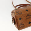 Secondhand MCM Visetos logogramme Handbag Canvas and