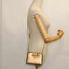 Salvatore Ferragamo Vintage Gancini Chain Shoulder Bag Leather