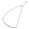 Tiffany & Co. T Smile Chain Bracelet 18K White Gold