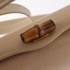 Gucci Vintage Convertible Bamboo Box Crossbody Bag Leather