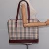 Secondhand Burberry Nova Check Tote canvas check pattern