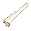 Secondhand Christian Dior D logo Pendant Necklace