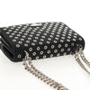 Prada Grommet Chain Flap Shoulder Bag Tessuto with Soft Calf