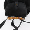 Gucci Vintage Bamboo Backpack Suede