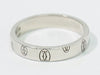 Secondhand Cartier C de Cartier Happy Birthday Band Ring 18K White