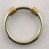 Tiffany & Co. Double Coil Ring Silver and gold