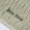 Miu Miu Crystal 2way Pouch Matelasse Leather