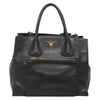 Secondhand Prada Front Pocket Wing Convertible Tote Vitello Daino