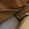 Secondhand Hermes Kelly Handbag Brown Togo with Gold Hardware