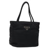 Secondhand Prada Vintage Zip Handbag Tessuto