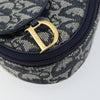 Christian Dior Vintage Saddle Coin Purse Diorissimo Canvas