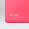 Secondhand Chanel Boy Yen Wallet Quilted Patent