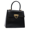 Salvatore Ferragamo Gancini Convertible Top Handle Bag Leather
