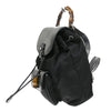 Secondhand Gucci Vintage Bamboo Backpack Nylon and