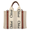 Secondhand Chloe Woody Convertible Tote Canvas with