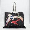 Secondhand Chanel Night Flight Tote Embroidered