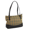 Secondhand Burberry Nova Check Tote canvas check pattern