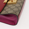 Gucci Padlock Shoulder Bag GG Coated Canvas and Leather
