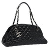 Chanel Just Mademoiselle Bag Quilted Patent