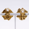 Chanel Vintage CC Earrings Metal