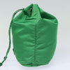 Secondhand Prada Vela Drawstring Bucket Wristlet Pouch Tessuto